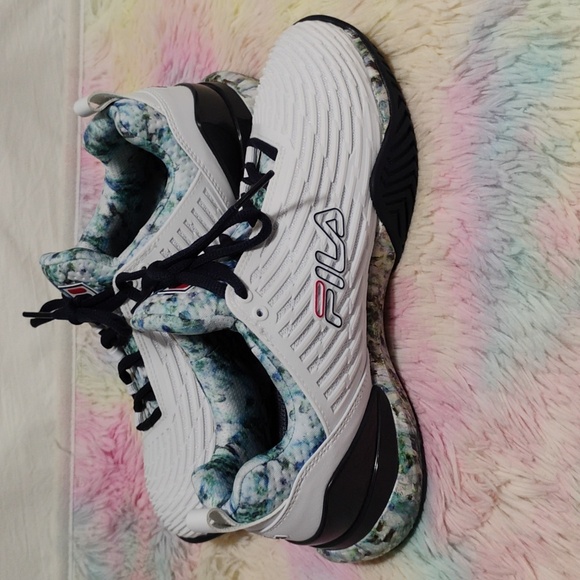 NWOT Fila Women's Speedserve Energized Multicolor Pattern Shoes 7.5 (X-105 CRATE - Picture 8 of 12